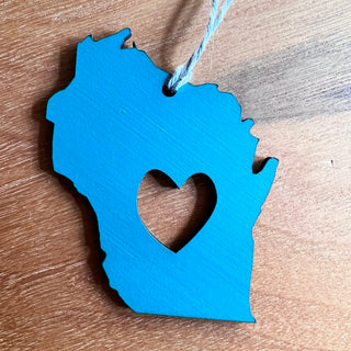 WI HEART ORNAMENT