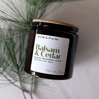 Balsam & Cedar 12oz Wood Wick Candle