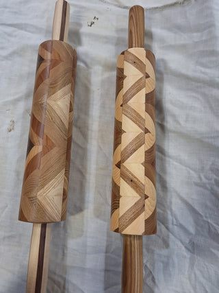 Wood Mosaic Rolling Pins