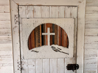 Cross cutout