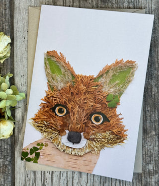 Lucky Fox Nature Art Card