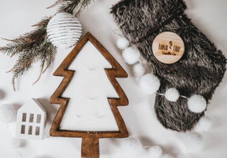 Dough Bowl Candle-Christmas Tree Medium