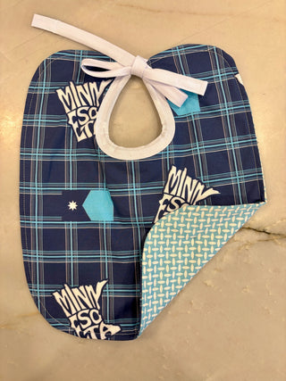 Minnesota Plaid Bib