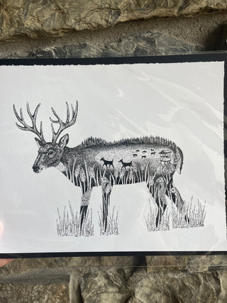 8 x 10 Print Buck