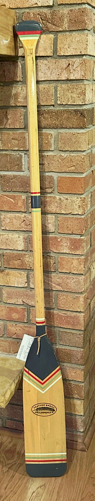 58 Inch Feather Brand Nautical Chevron Paddle