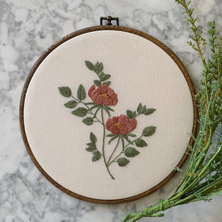 Heirloom Rose Hoop