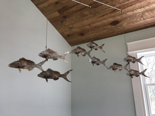 Yellowtail School Mobile Sculpture