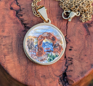 Arches National Park Clay Necklace