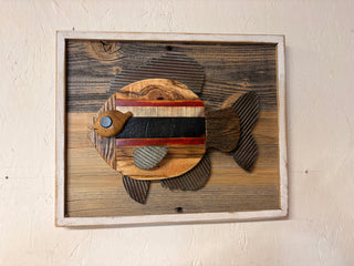 Sunfish on wood back