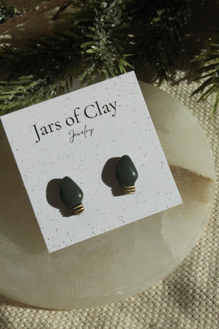 Green Lightbulb Studs