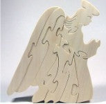 Handmade Wooden Puzzle - Angel