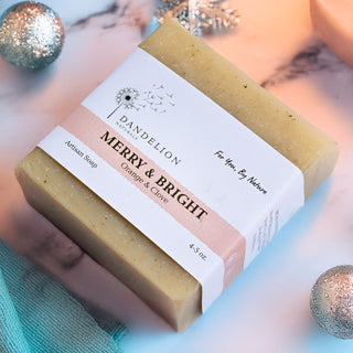 Merry and Bright Holiday Bar Soap - Limited Edition