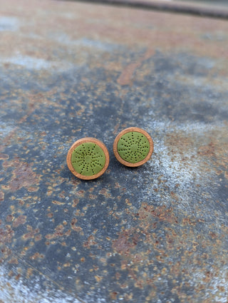 Stud Clay Earrings