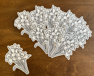 daffodil sticker