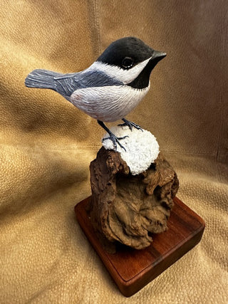 Hand Carved Chickadee