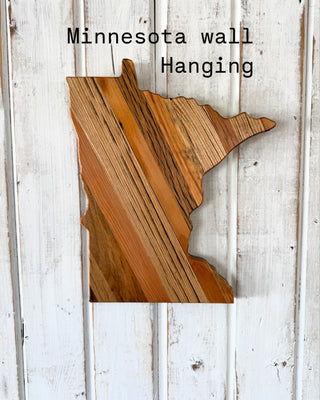 Minnesota with wood Slats