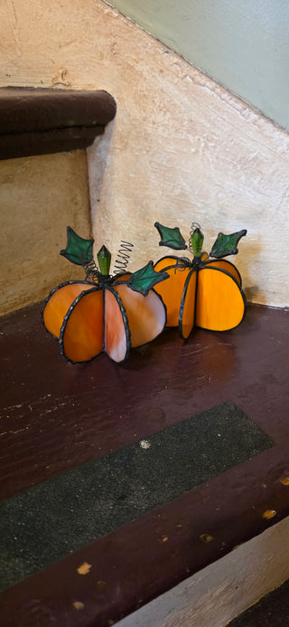 3d Stained Glass Pumpkin
