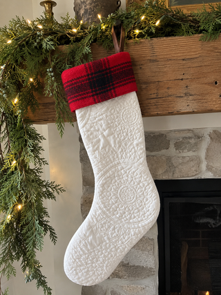Quilt Blanket Stocking