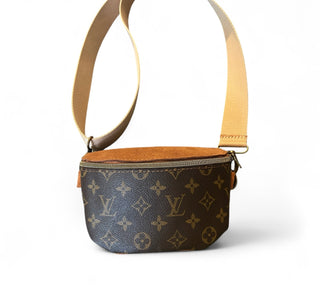 Upcycled LV Sling Bag SMALL
