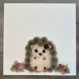 Original Nature Art: "Button" the Hedgehog