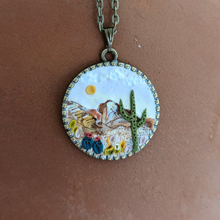 Saguaro National Park Clay Necklace