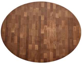 Oval- maple end grain
