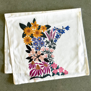 Minnesota Floral Dish Towel