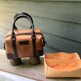 Dr. Bag - Tan/Black with Removable Insert