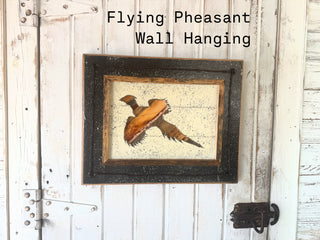 Pheasant wall hanging