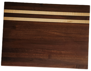 Basic Kitchen - Walnut offset maple stripe