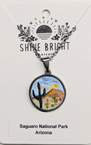 Saguaro National Park Clay Necklace