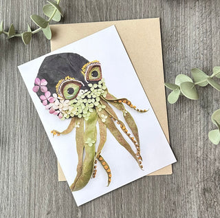 Octopus Nature Art Card