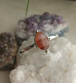 Red Agate Cuff - S/M