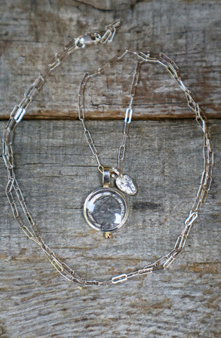 Tourmalinated Quartz Necklace