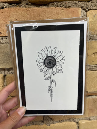 5x7 Sunflower Card