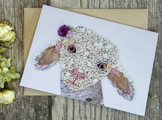 Lily Lamb Nature Art Card