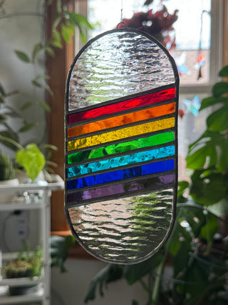 Stained Glass Rainbow Mini-panel
