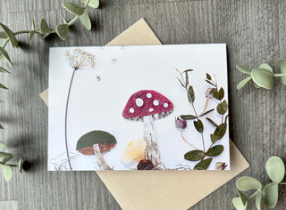 Mushroom 2 Nature Art Card