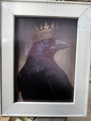 Crow with crown