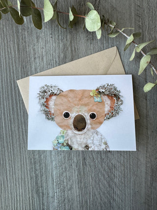 Karrie Koala nature art card