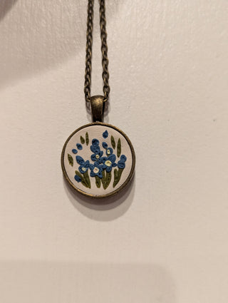 July Birth Flower Clay Necklace