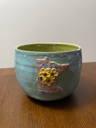 Blue Speckled MN Bowl