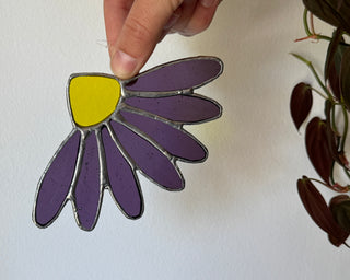 Stained Glass Cone Flower - Purple