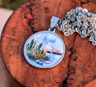 Isle Royale National Park Clay Necklace
