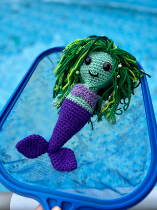 Crocheted Mermaid Toy