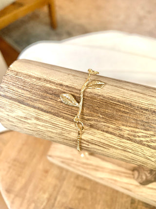 Gold Branch Bracelet