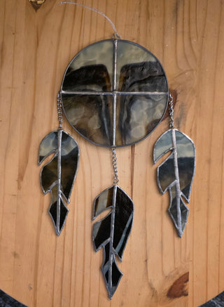 Dream catcher stained glass