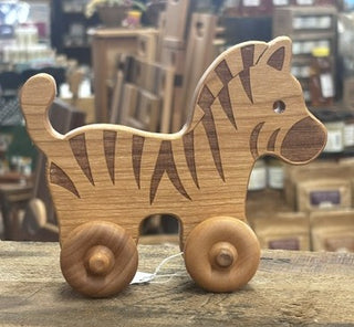 Wooden Toy Car - Zebra