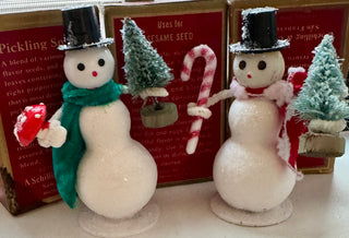 Retro Snowmam Craft Kit