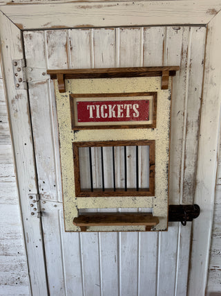Tickets wall hanging